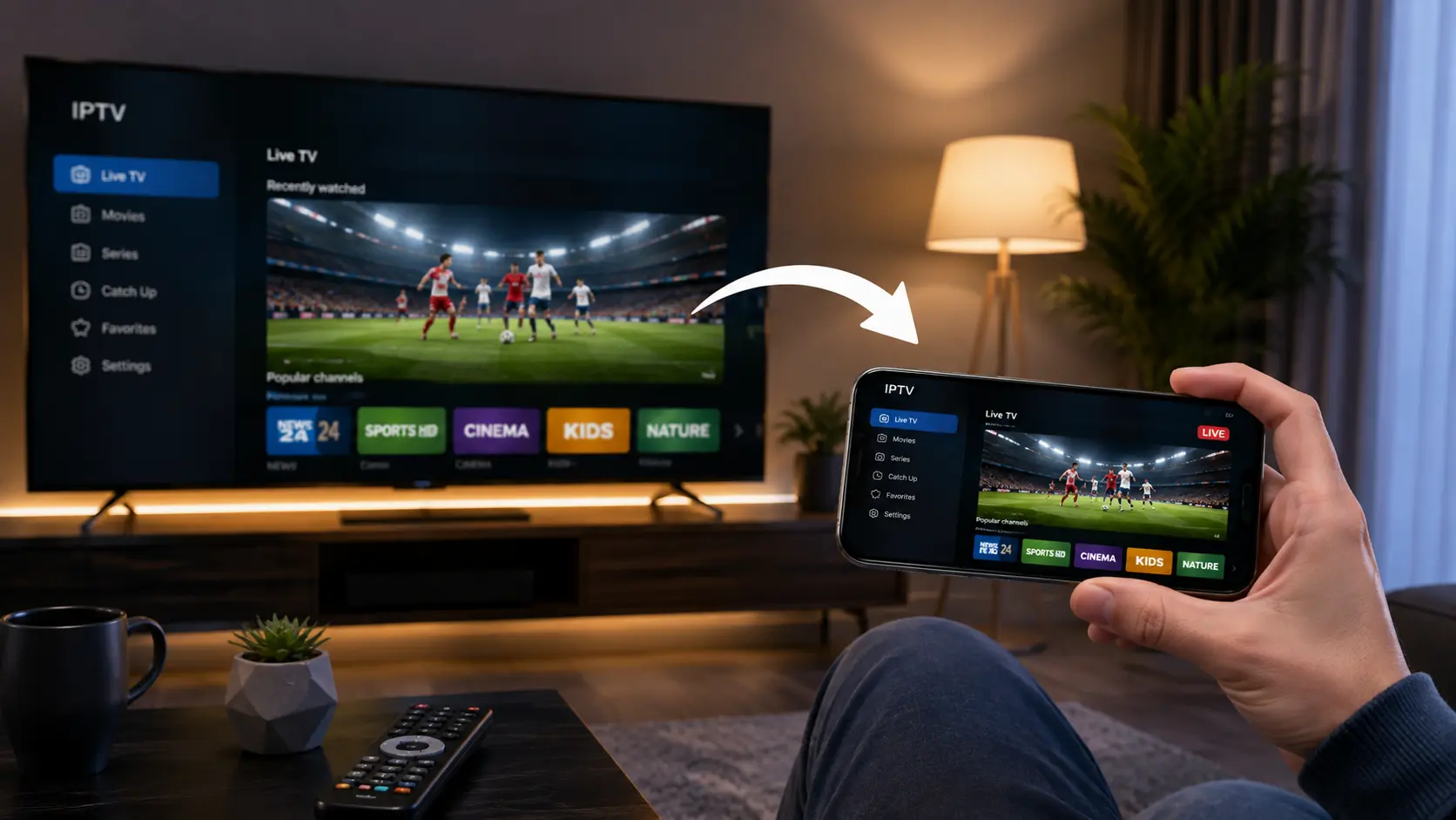 Changer un appareil pour utiliser son abonnement IPTV sur un autre écran